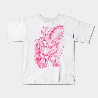 Dragon Of Legend -Red Version Kids T-Shirt